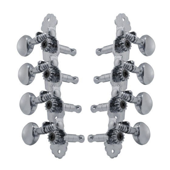 Grover Sta-Tite Mandolin 304 Series Chrome Set 4+4 On Plate