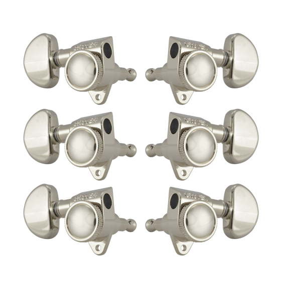 Grover Roto-Grip Locking Rotomatics Nickel Set 3+3