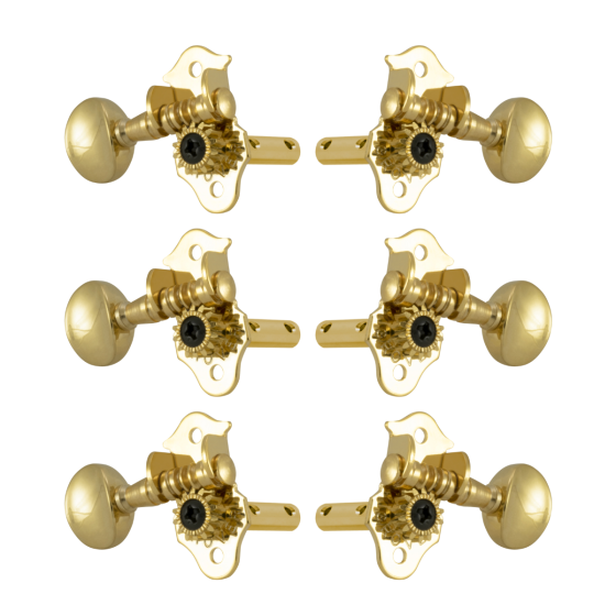 Grover Sta-Tite Horizontal 98 Series Gold Set 3+3