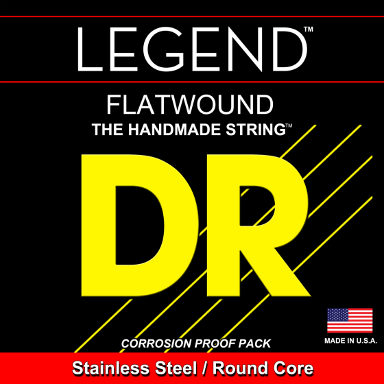 DR Strings Legends Flats Bass Medium - 5 String