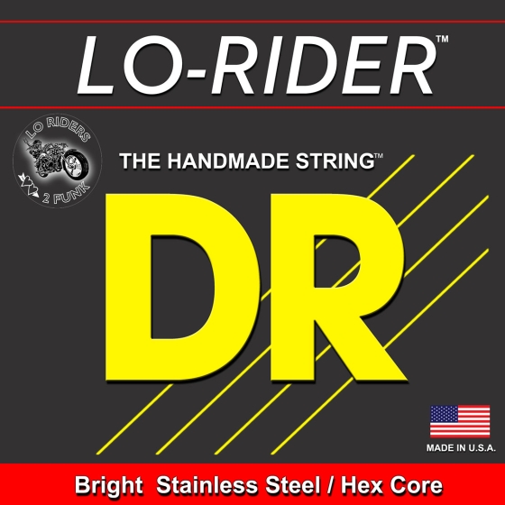 DR Strings Lo-Rider Bass 5 String Medium 45-130