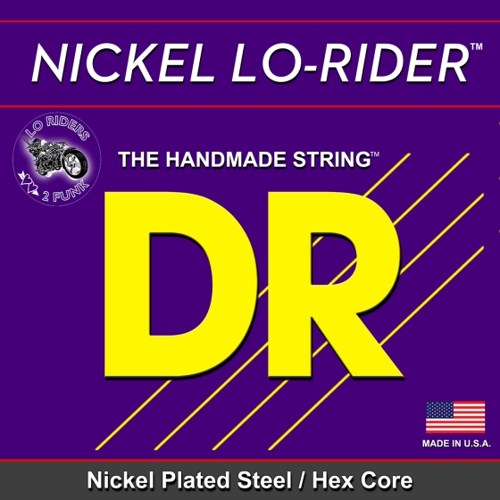 DR Strings Nickel Lo-Rider Bass Medium - Light