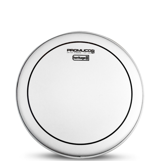 Promuco Heritage Drumhead 2-Ply Oil-Filled White Coated 10"