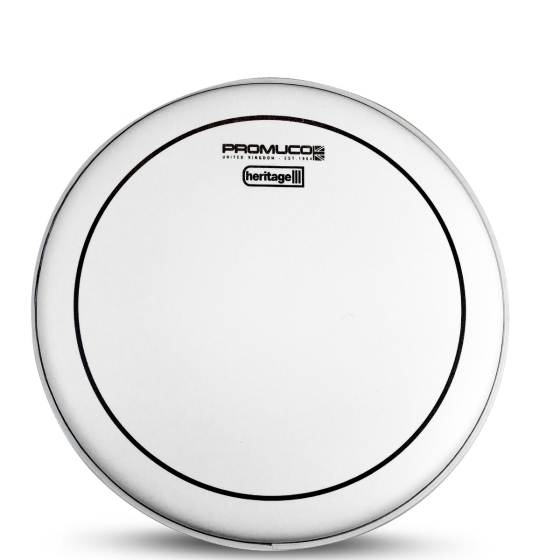 Promuco Heritage Drumhead 2-Ply Oil-Filled White Coated Tom/Snare 13"