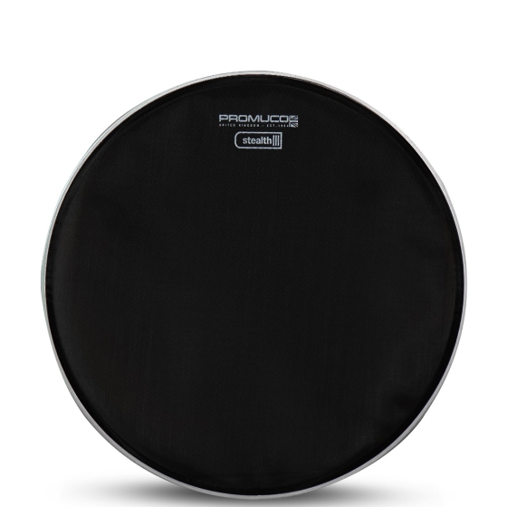 Promuco Stealth Drumhead Black Mesh for Digital Drum Kits/Silencing Acoustic Drumkits 14"
