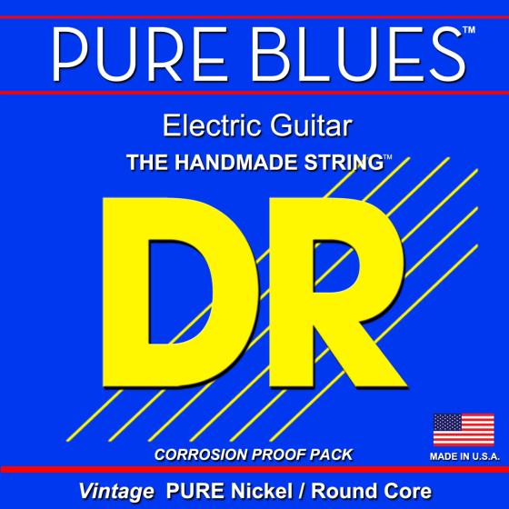 DR Strings Pure Blues Electric Light - 3 Pack