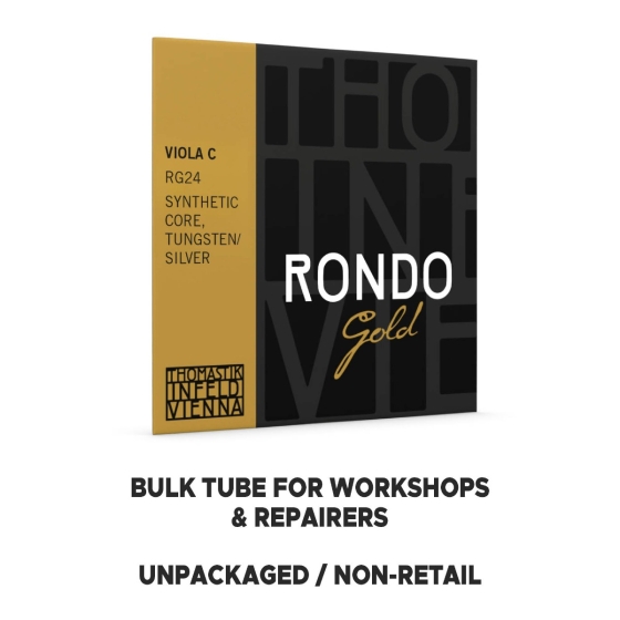 Thomastik-Infeld Rondo Gold Viola String C. Synthetic core, tungsten/silver wound - BULK X 12