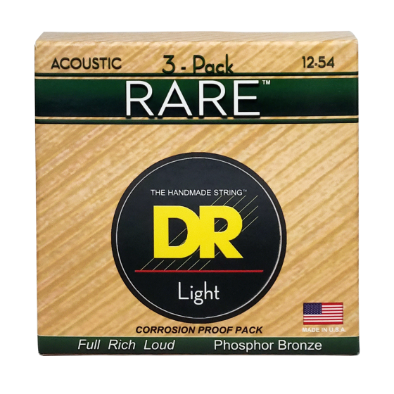 DR Strings Rare Acoustic Light - 3 Pack