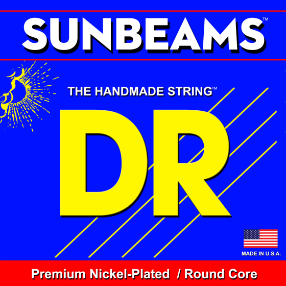 DR Strings Sunbeam Round Core Bass Medium 5 String
