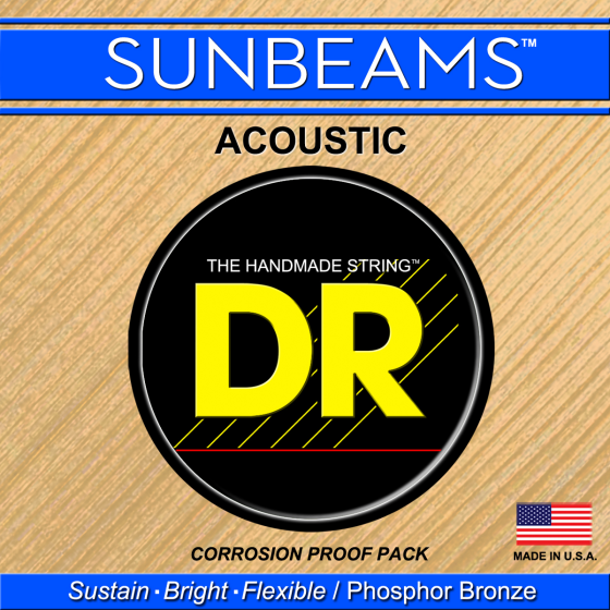DR Strings Sunbeam Acoustic Medium - Light