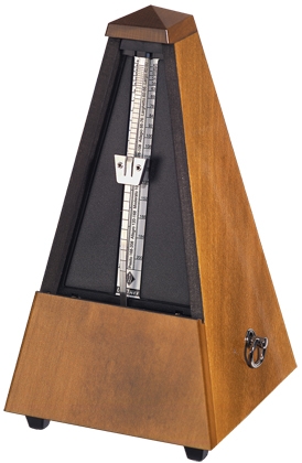 Wittner Metronome. Wooden. Walnut Coloured. Highly Polished.