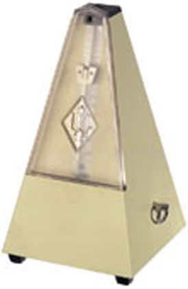 Wittner Metronome. Plastic. Ivory White