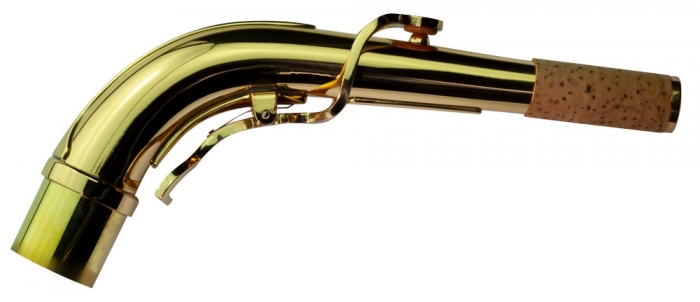 Yanagisawa Alto Sax Neckpipe - Brass Lacquered