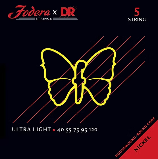 Fodera x DR Strings Bass Nickel Ultra Light - 5 string