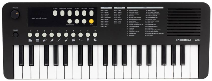 Medeli NEBULA Series Keyboard. 37 Key. Black