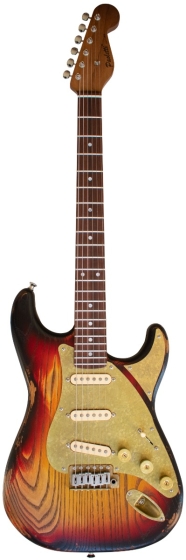 Paoletti Guitars Loft Alfa SSS - 3 Tone Sunburst