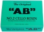 Amy Birch ‘AB’ Cello Rosin – Dark – Medium Size