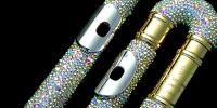 Stunning Jewelled flute, based on Trevor James Alto